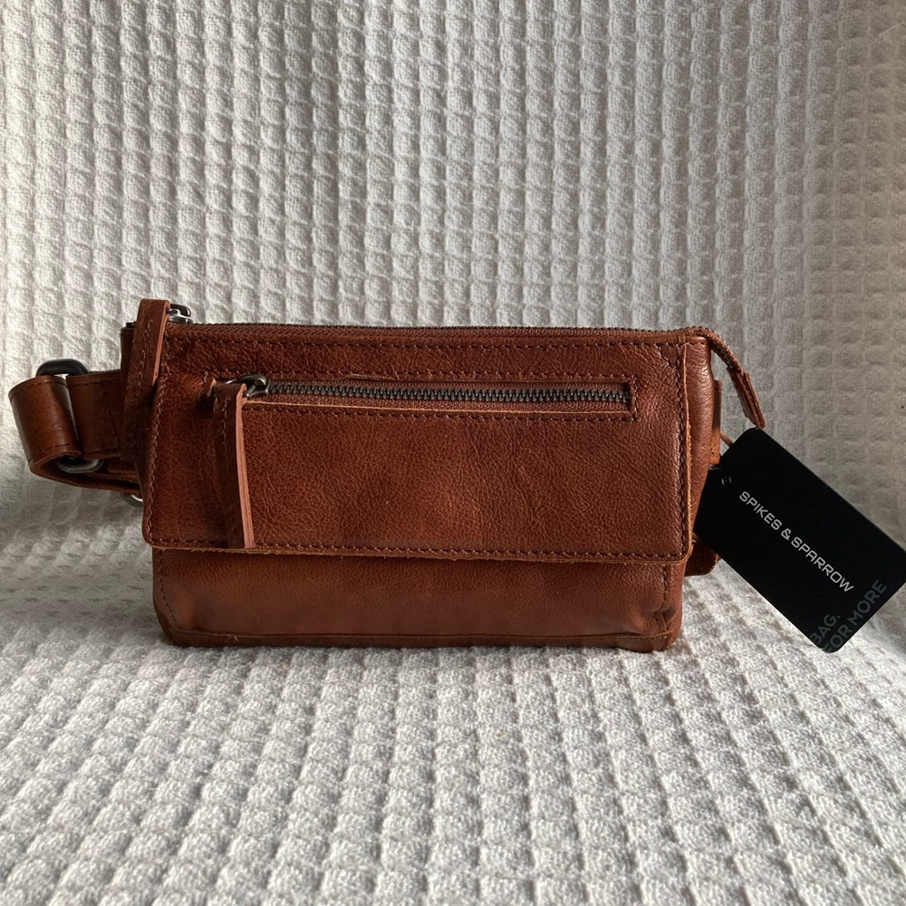 Spikes & Sparrow Brandy Leather Waist Bag